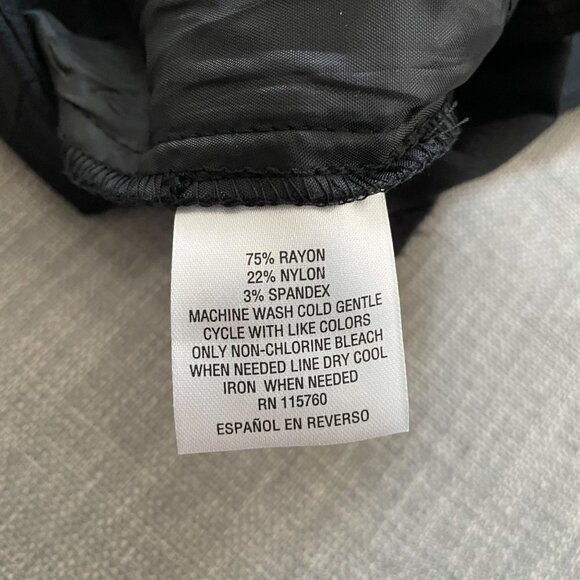 NWT JM Collection Deep Black Ankle Pant Comfort Waistband Pants Women's Size S - Picture 11 of 11